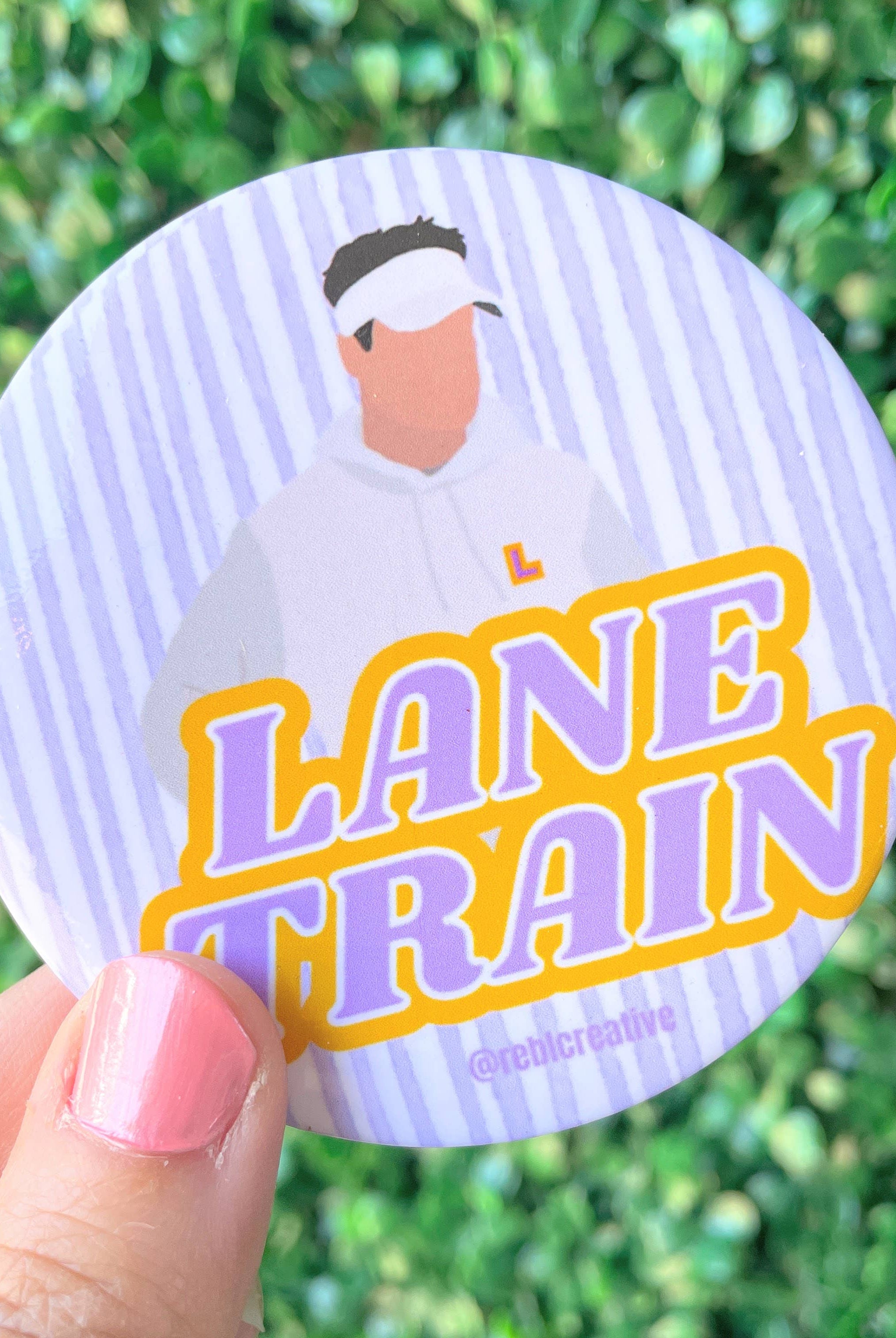 Lane Train - Game Day Button 3”-Dear Me Southern Boutique, located in DeRidder, Louisiana