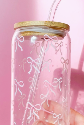 Latte Glass-Mugs-Dear Me Southern Boutique, located in DeRidder, Louisiana