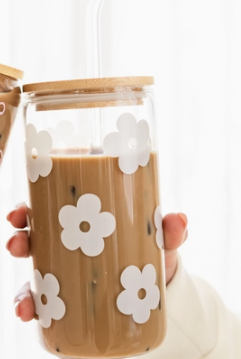 Latte Glass-Mugs-Dear Me Southern Boutique, located in DeRidder, Louisiana