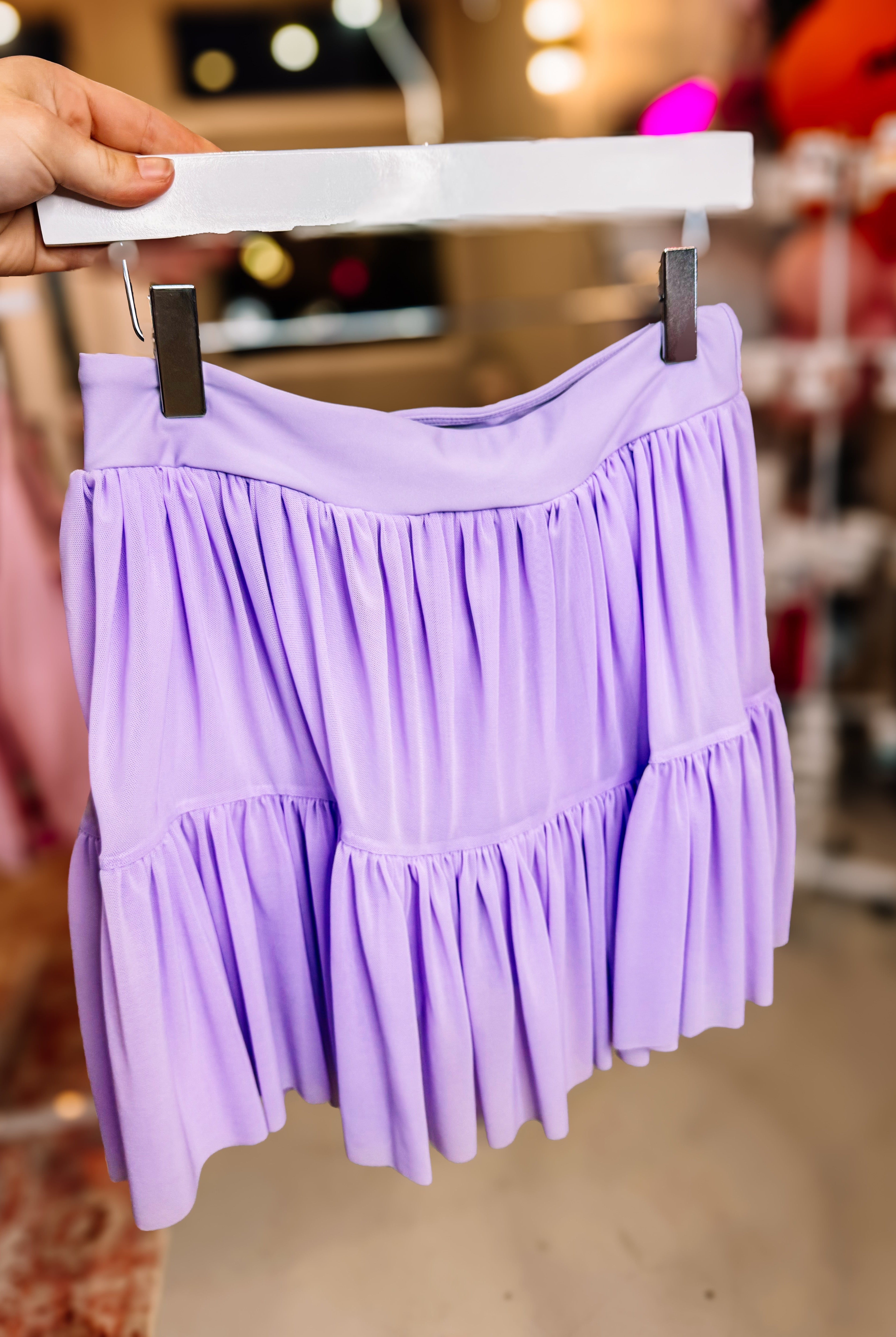 Lavender Active Tulle Skort-JAG Skorts-Dear Me Southern Boutique, located in DeRidder, Louisiana