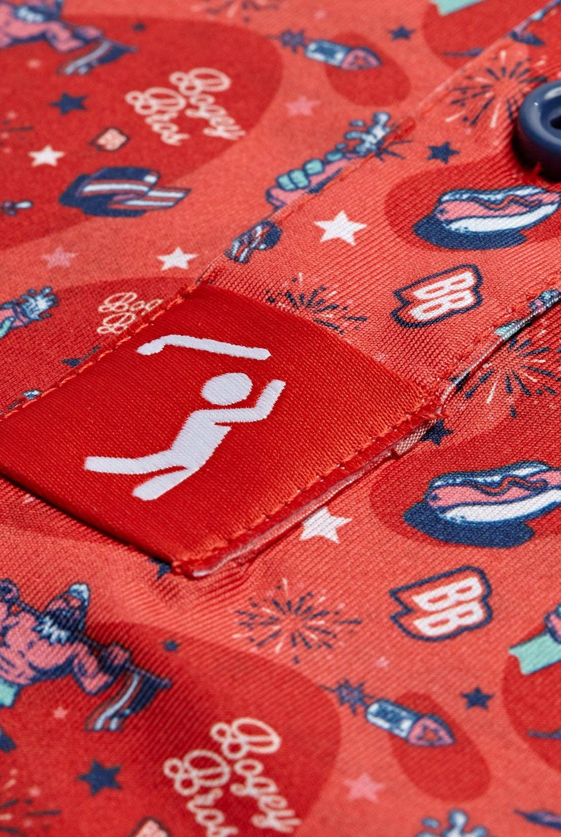 Leggy Liberty Polo-Tops-Dear Me Southern Boutique, located in DeRidder, Louisiana