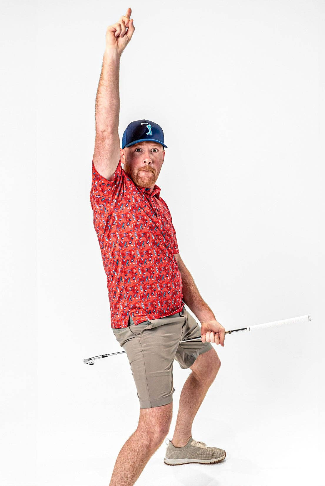 Leggy Liberty Polo-Tops-Dear Me Southern Boutique, located in DeRidder, Louisiana