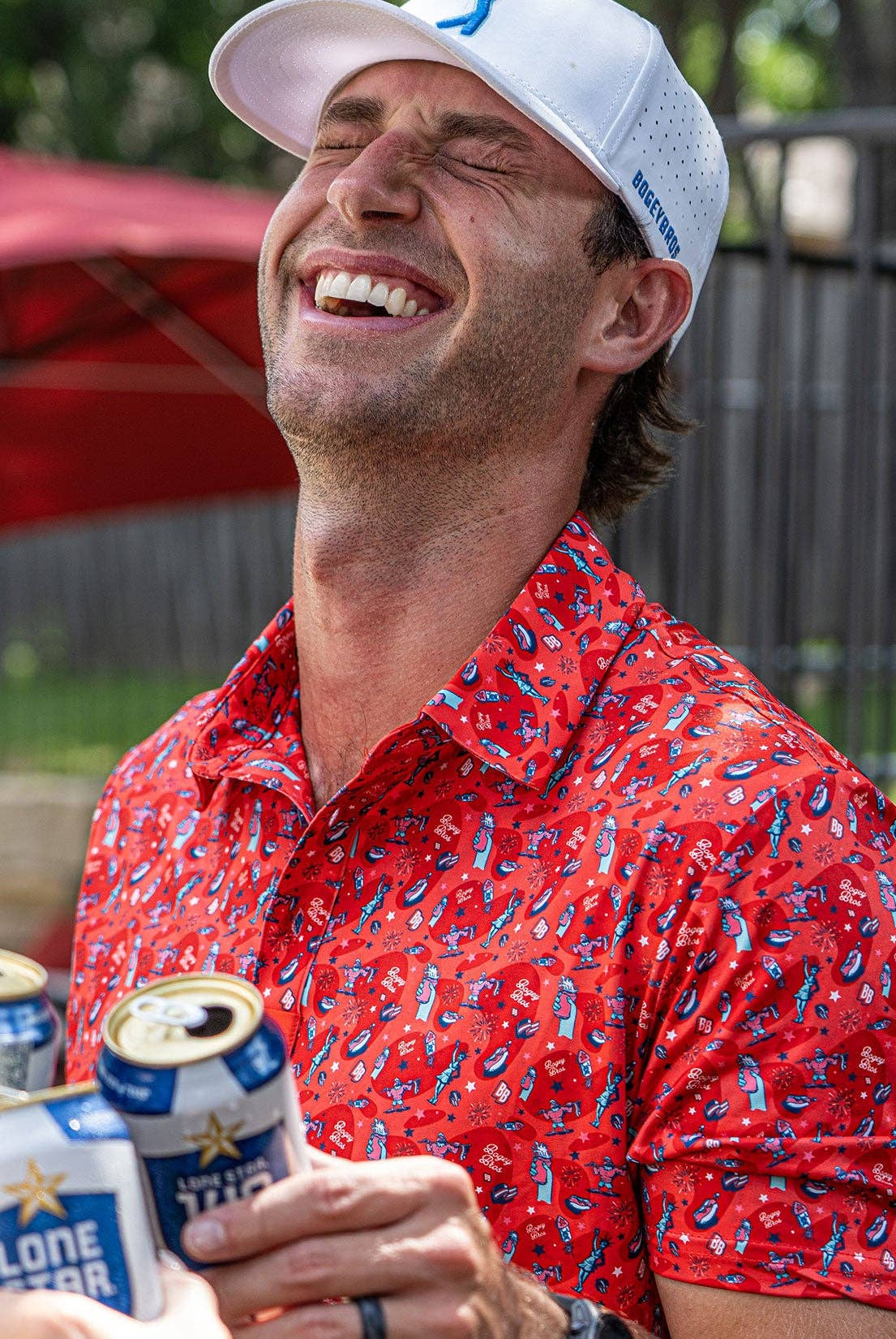 Leggy Liberty Polo-Tops-Dear Me Southern Boutique, located in DeRidder, Louisiana