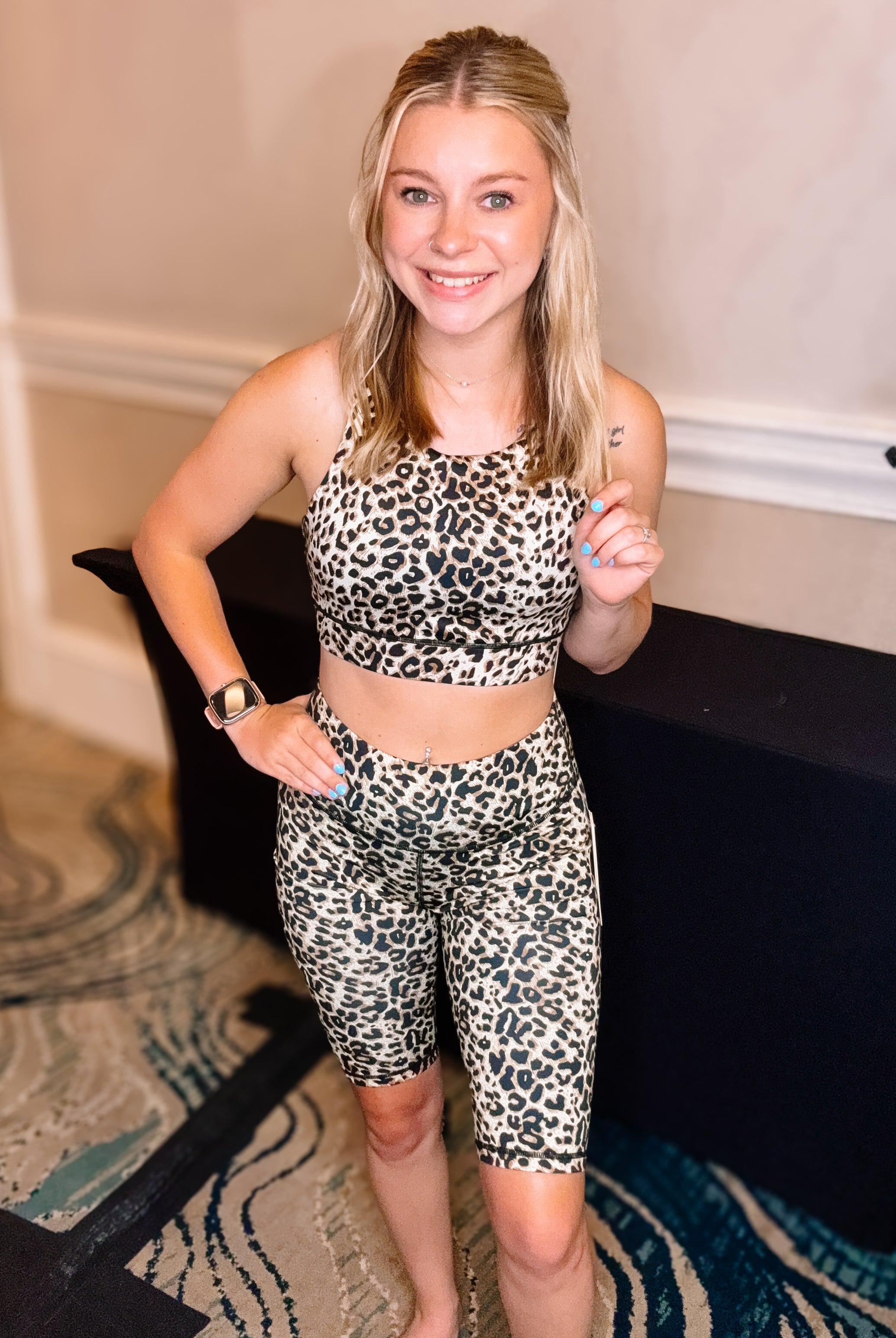 Leopard Athletic Set-Loungewear-Dear Me Southern Boutique, located in DeRidder, Louisiana