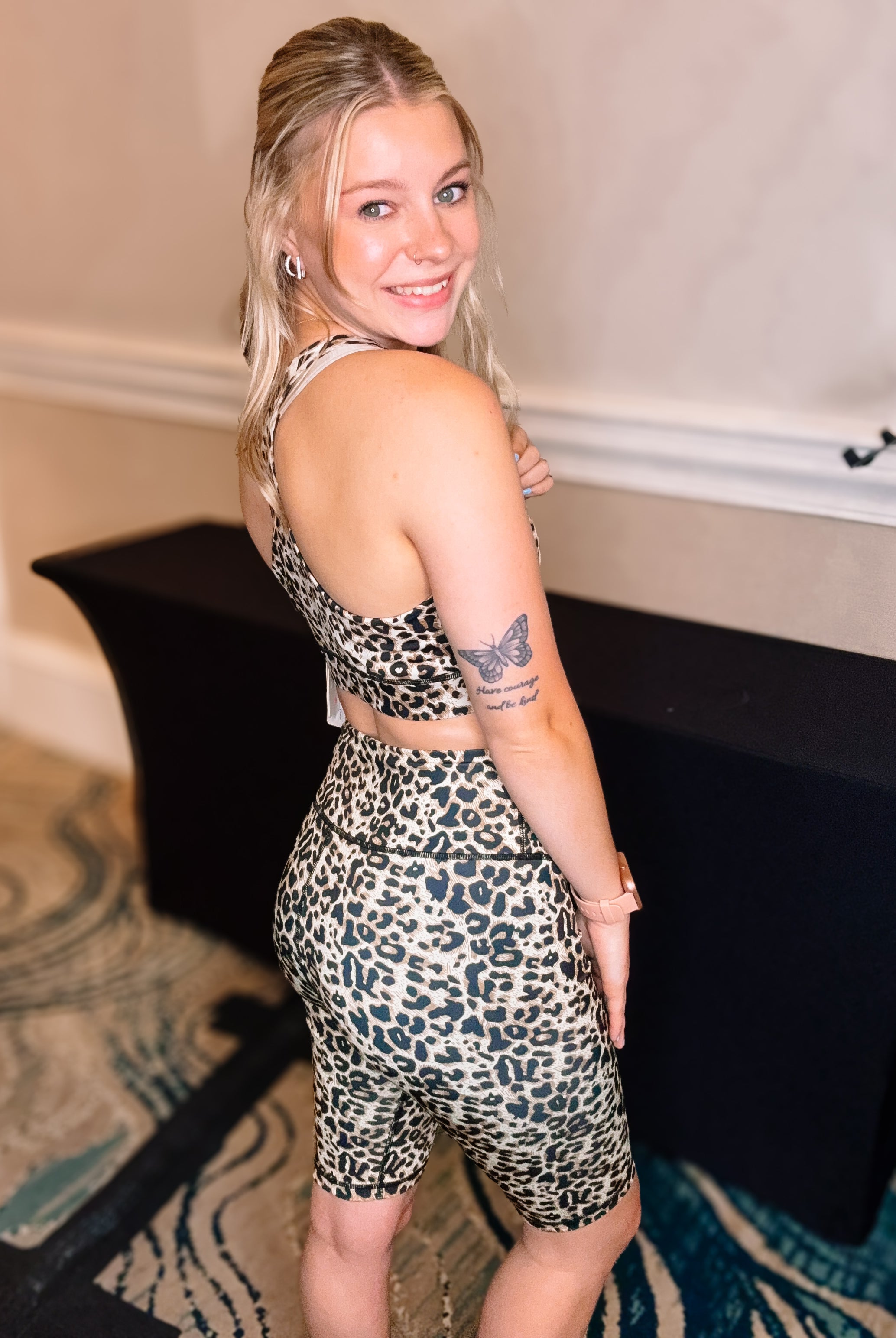 Leopard Athletic Set-Loungewear-Dear Me Southern Boutique, located in DeRidder, Louisiana