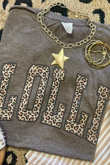 Leopard Legacy Title Tee-Dear Me Southern Boutique, located in DeRidder, Louisiana