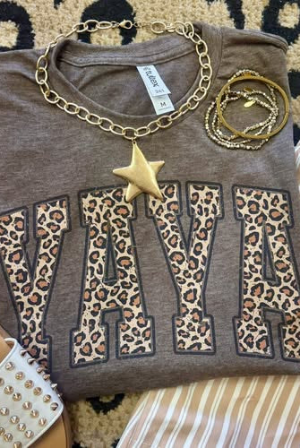 Leopard Legacy Title Tee-Dear Me Southern Boutique, located in DeRidder, Louisiana