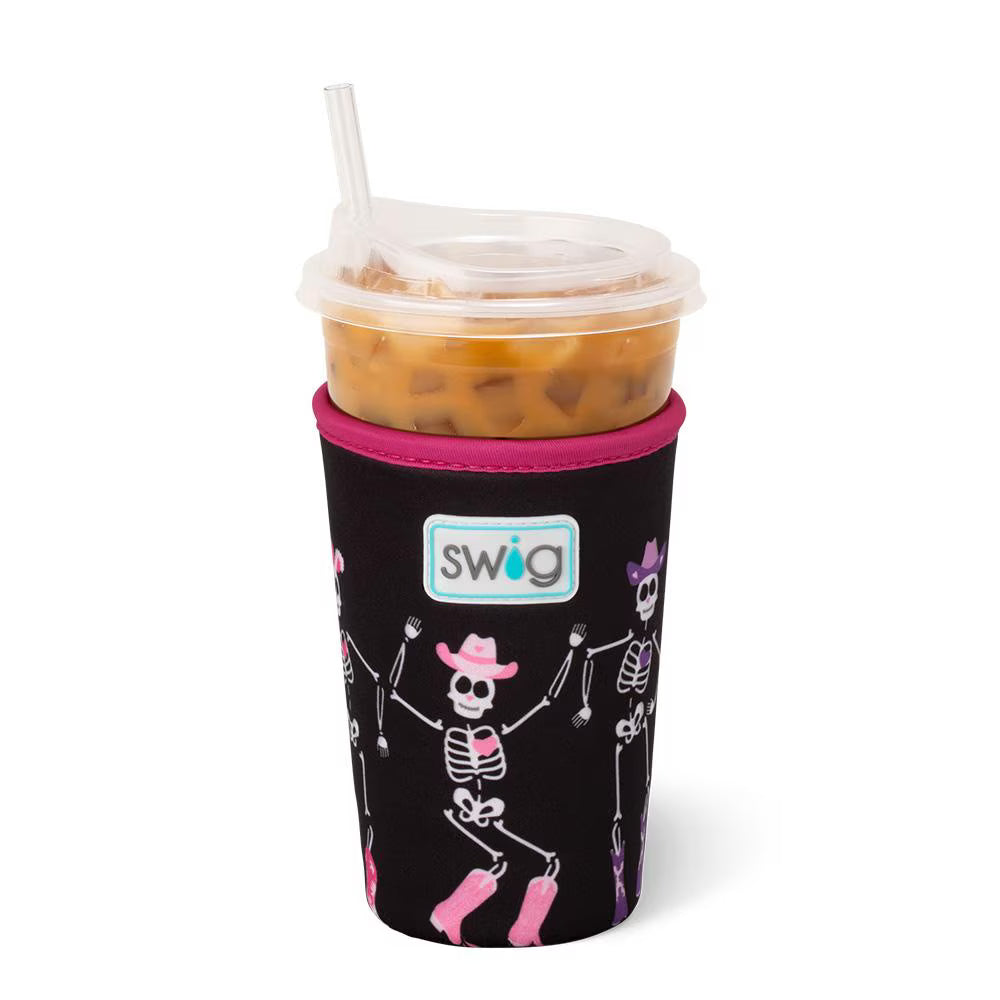 Let's Go Ghouls Swig Iced Cup Coolie-Drinkwear-Dear Me Southern Boutique, located in DeRidder, Louisiana