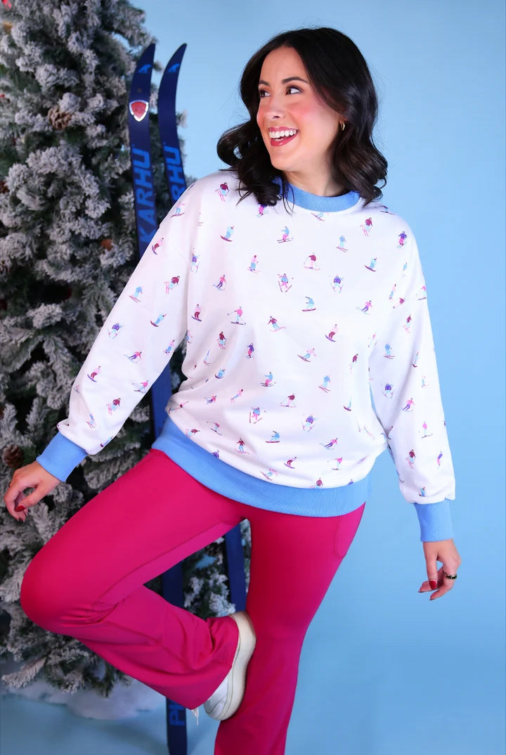 Let's Go Skiing Pullover-Presales-Dear Me Southern Boutique, located in DeRidder, Louisiana