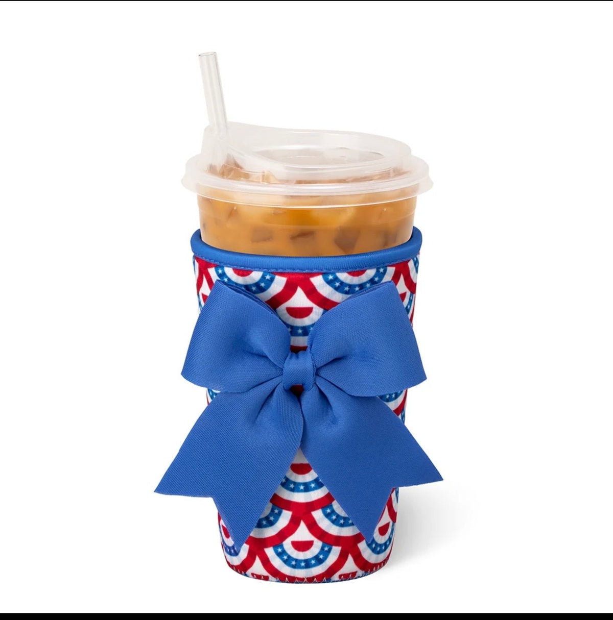 Liberty Belle Iced Cup Coolie (medium)-Drinkwear-Dear Me Southern Boutique, located in DeRidder, Louisiana