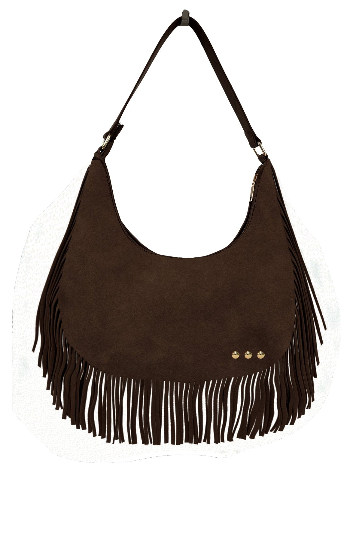 Loretta Suede Fringe Slouchy Bag-Presales-Dear Me Southern Boutique, located in DeRidder, Louisiana