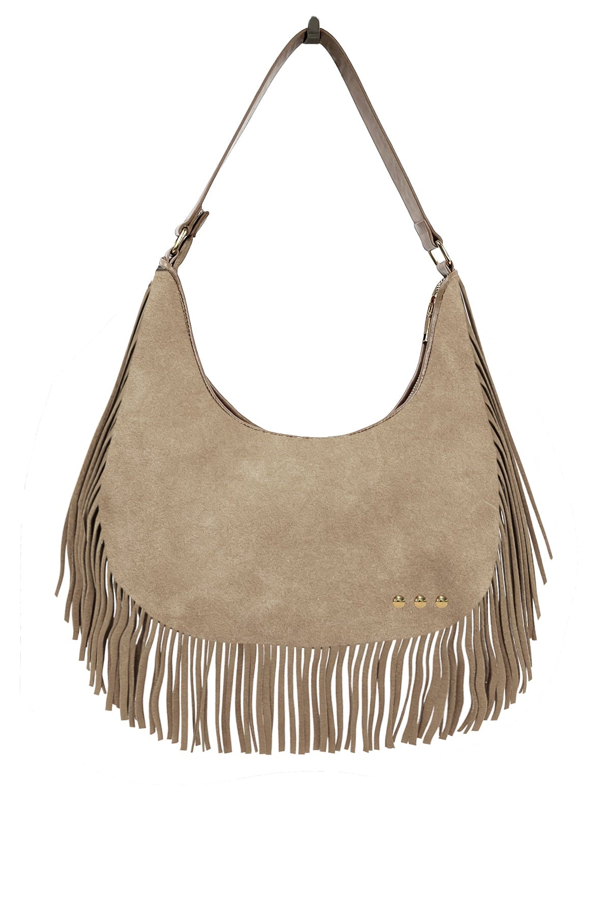 Loretta Suede Fringe Slouchy Bag-Presales-Dear Me Southern Boutique, located in DeRidder, Louisiana