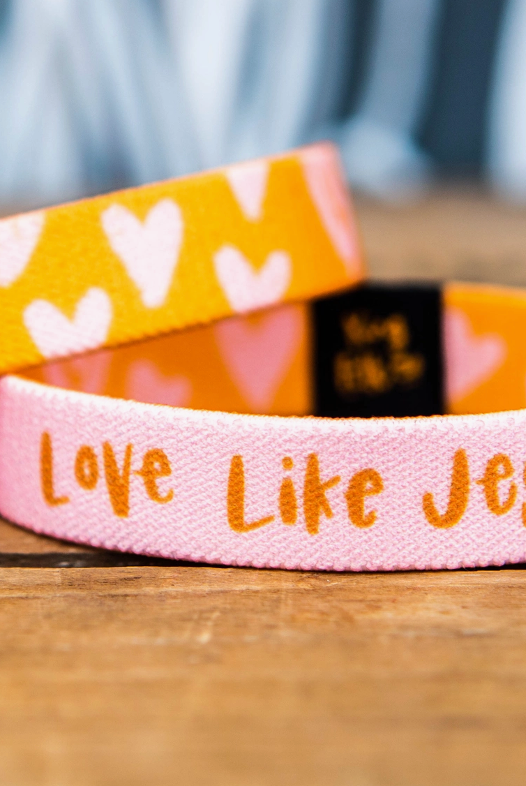 Love Like Jesus Stretchy Bracelet-JAG Bracelets-Dear Me Southern Boutique, located in DeRidder, Louisiana