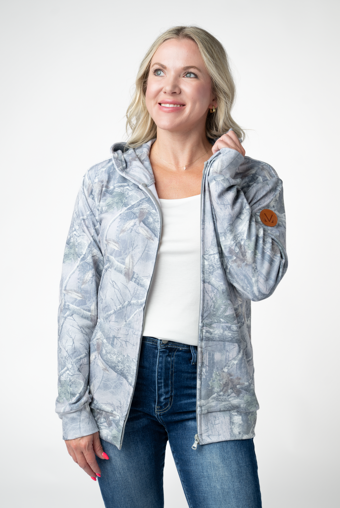 MARKET EXCLUSIVE Fullzip Hoodie - Camo-hoodie-Dear Me Southern Boutique, located in DeRidder, Louisiana