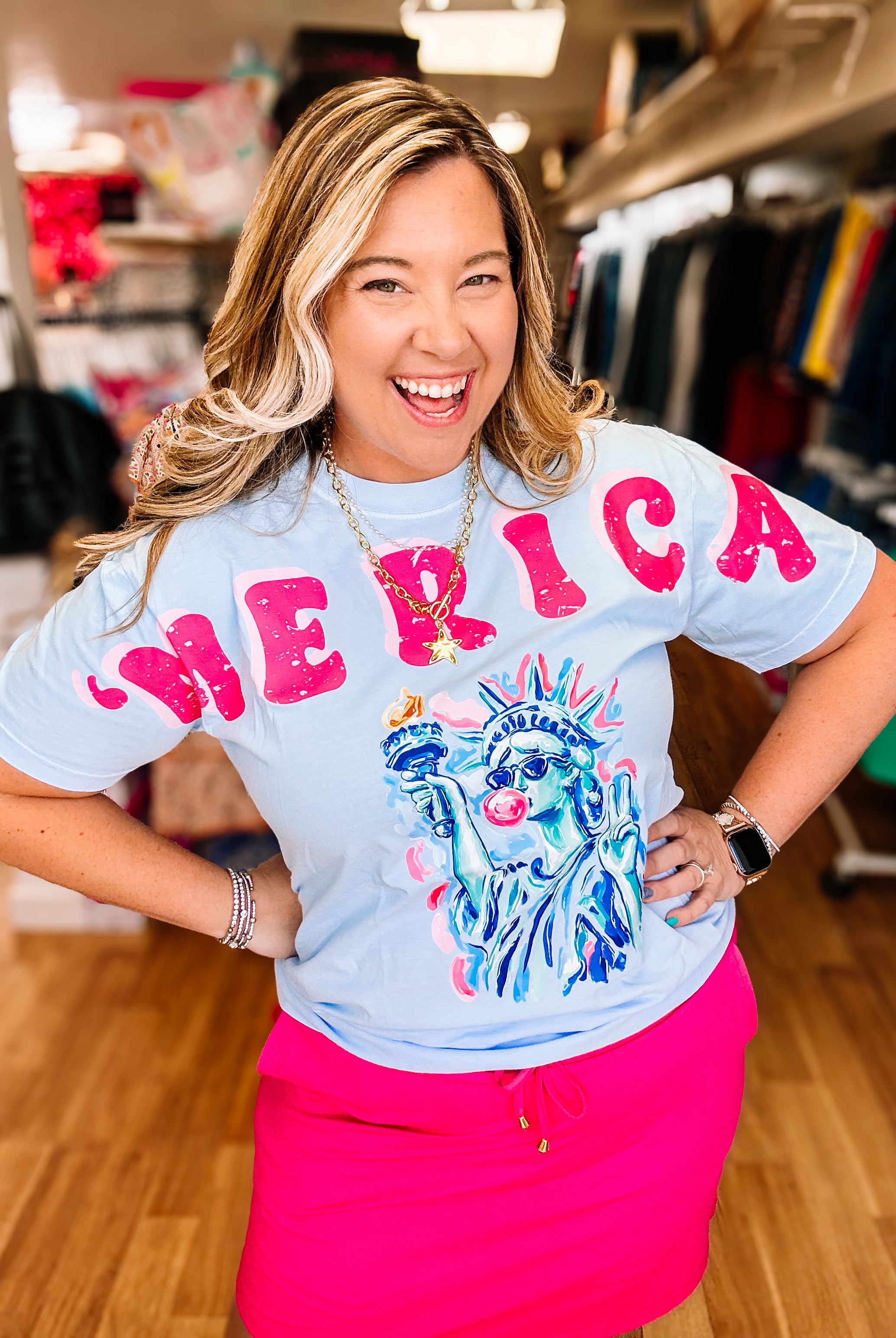 MERICA Tee-Dear Me Southern Boutique, located in DeRidder, Louisiana