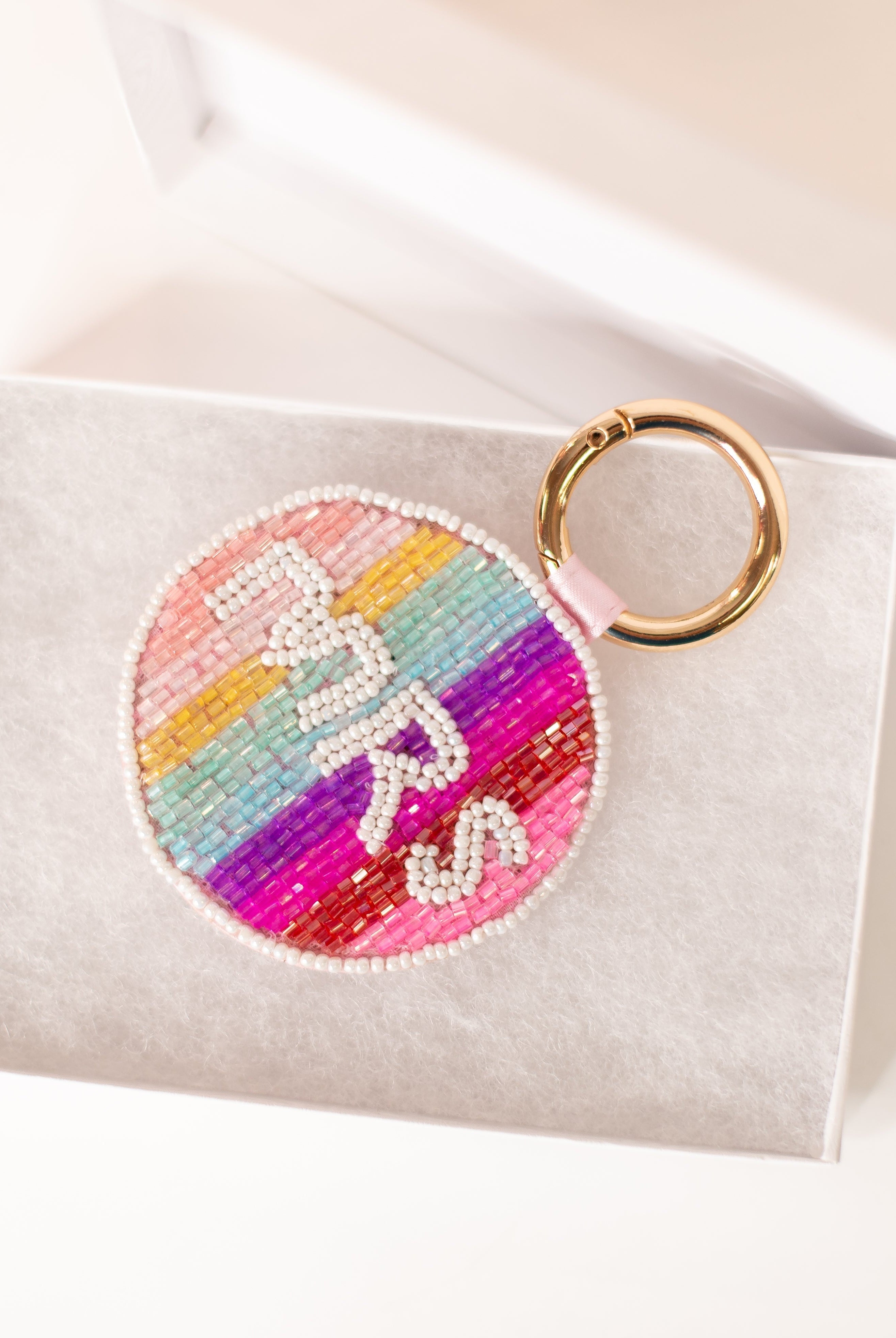 MRS Beaded Keychain-Keychains-Dear Me Southern Boutique, located in DeRidder, Louisiana