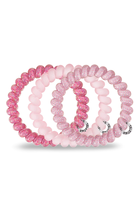 Made Me Blush Mix Pack Teleties- Large-Large Hair Ties-Dear Me Southern Boutique, located in DeRidder, Louisiana