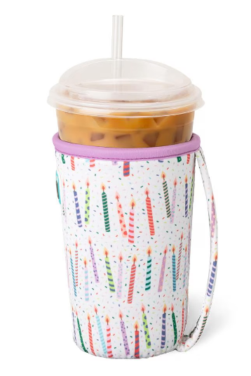 Make A Wish Swig Iced Cup Coolie-Drinkwear-Dear Me Southern Boutique, located in DeRidder, Louisiana