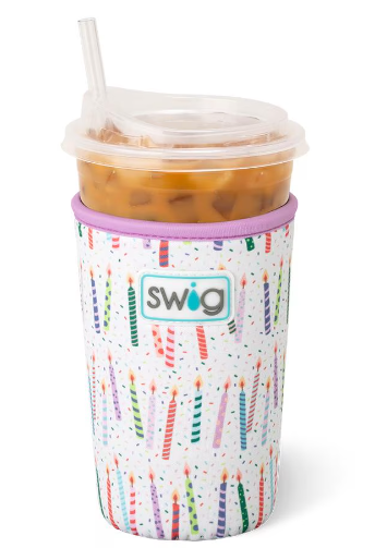 Make A Wish Swig Iced Cup Coolie-Drinkwear-Dear Me Southern Boutique, located in DeRidder, Louisiana