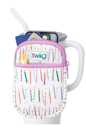Make A Wish Swig Mega Mug Pouch-Drinkwear-Dear Me Southern Boutique, located in DeRidder, Louisiana