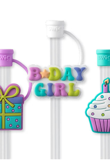 Make A Wish Swig Straw Topper Set-Drinkwear-Dear Me Southern Boutique, located in DeRidder, Louisiana