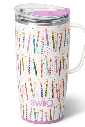 Make A Wish Swig Travel Mug 22oz-Travel Mugs-Dear Me Southern Boutique, located in DeRidder, Louisiana