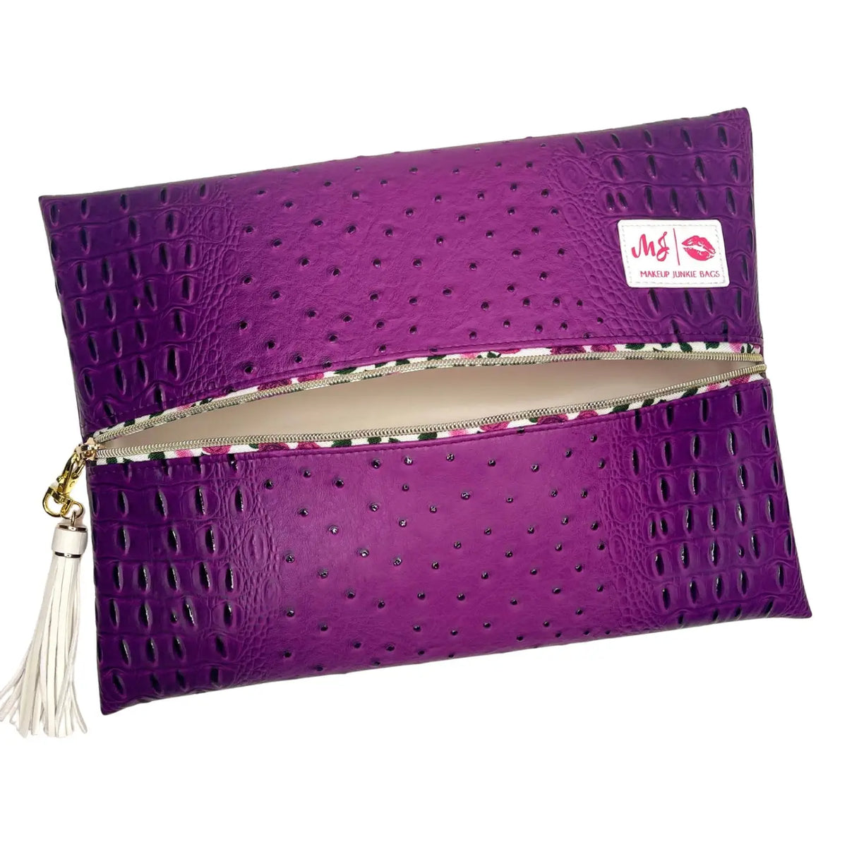 Makeup Junkie Pouches- Ostrich Pouches-Makeup Bags-Dear Me Southern Boutique, located in DeRidder, Louisiana