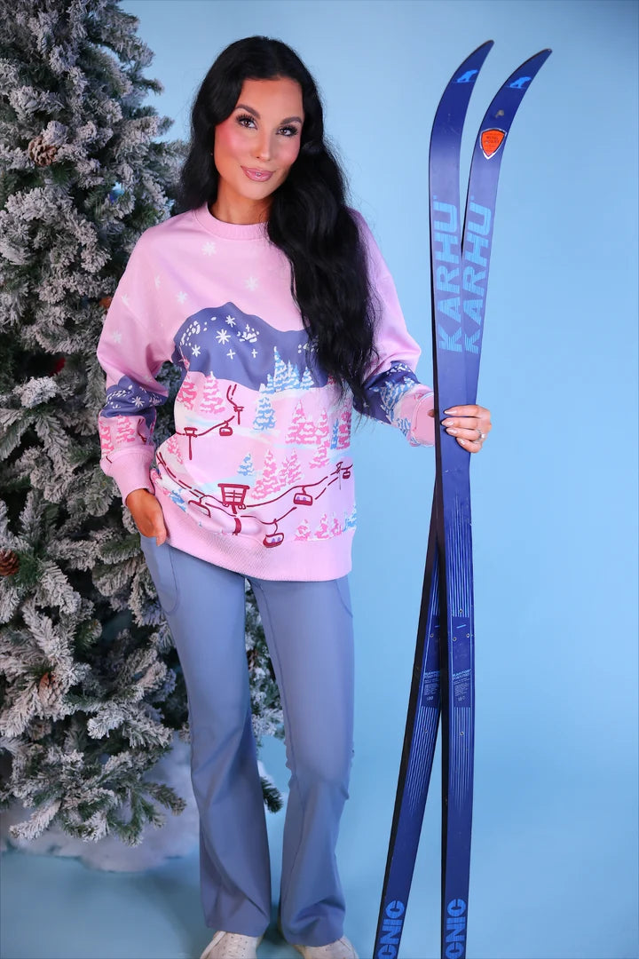 Meet Me At The Slopes Pullover-Presales-Dear Me Southern Boutique, located in DeRidder, Louisiana