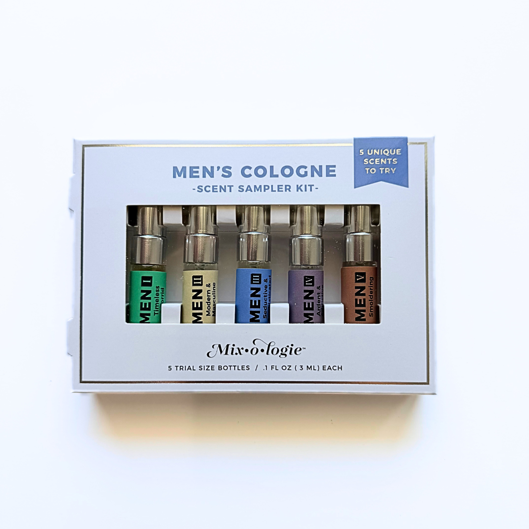 Men's Cologne Sampler Kit by Mixologie-Presales-Dear Me Southern Boutique, located in DeRidder, Louisiana
