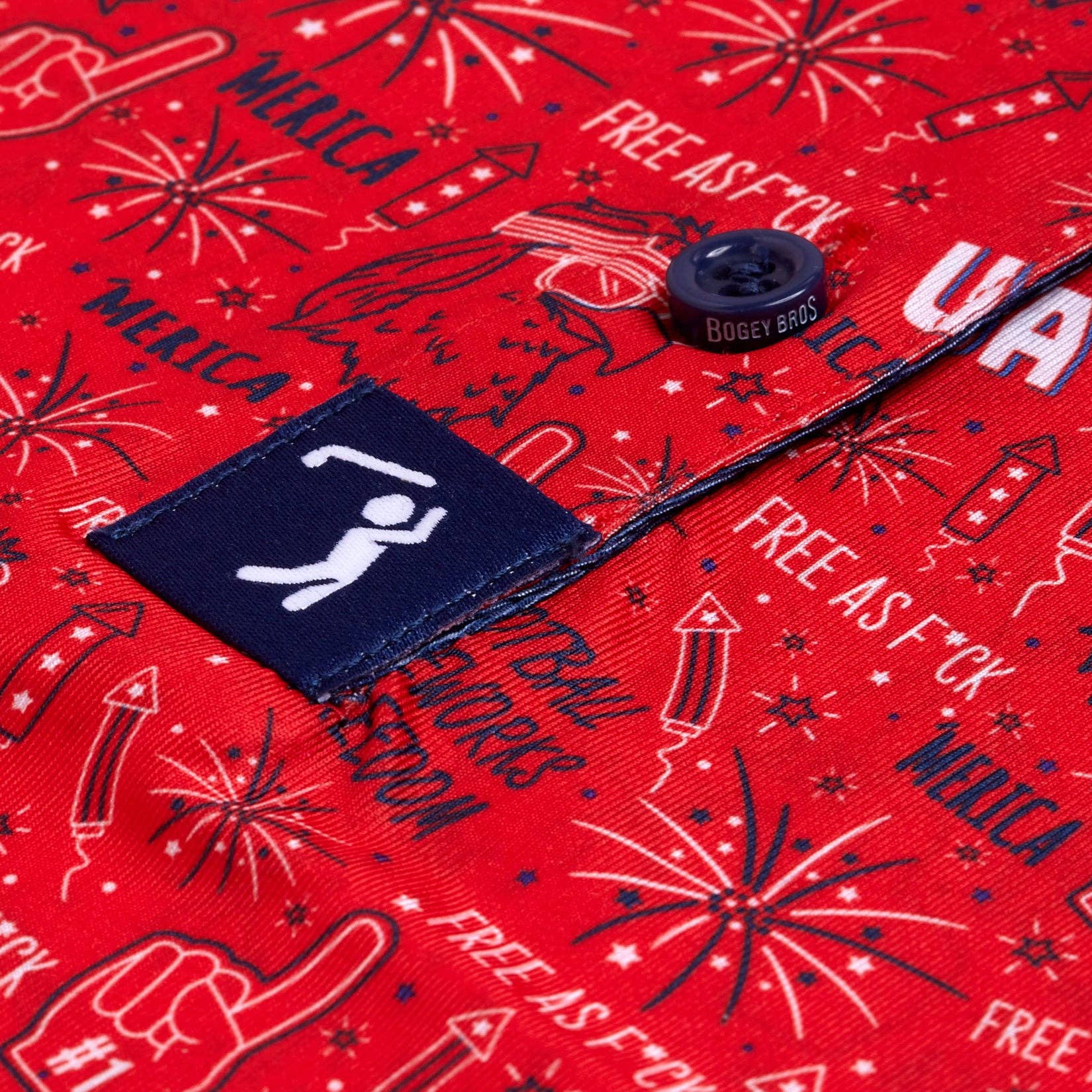 'Merica - Red - Polo-Dear Me Southern Boutique, located in DeRidder, Louisiana