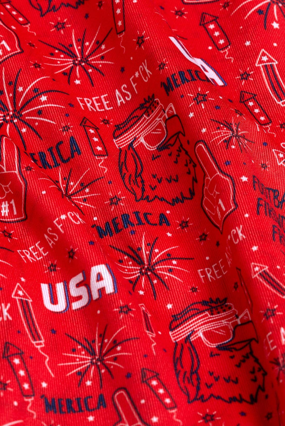 'Merica - Red - Polo-Dear Me Southern Boutique, located in DeRidder, Louisiana