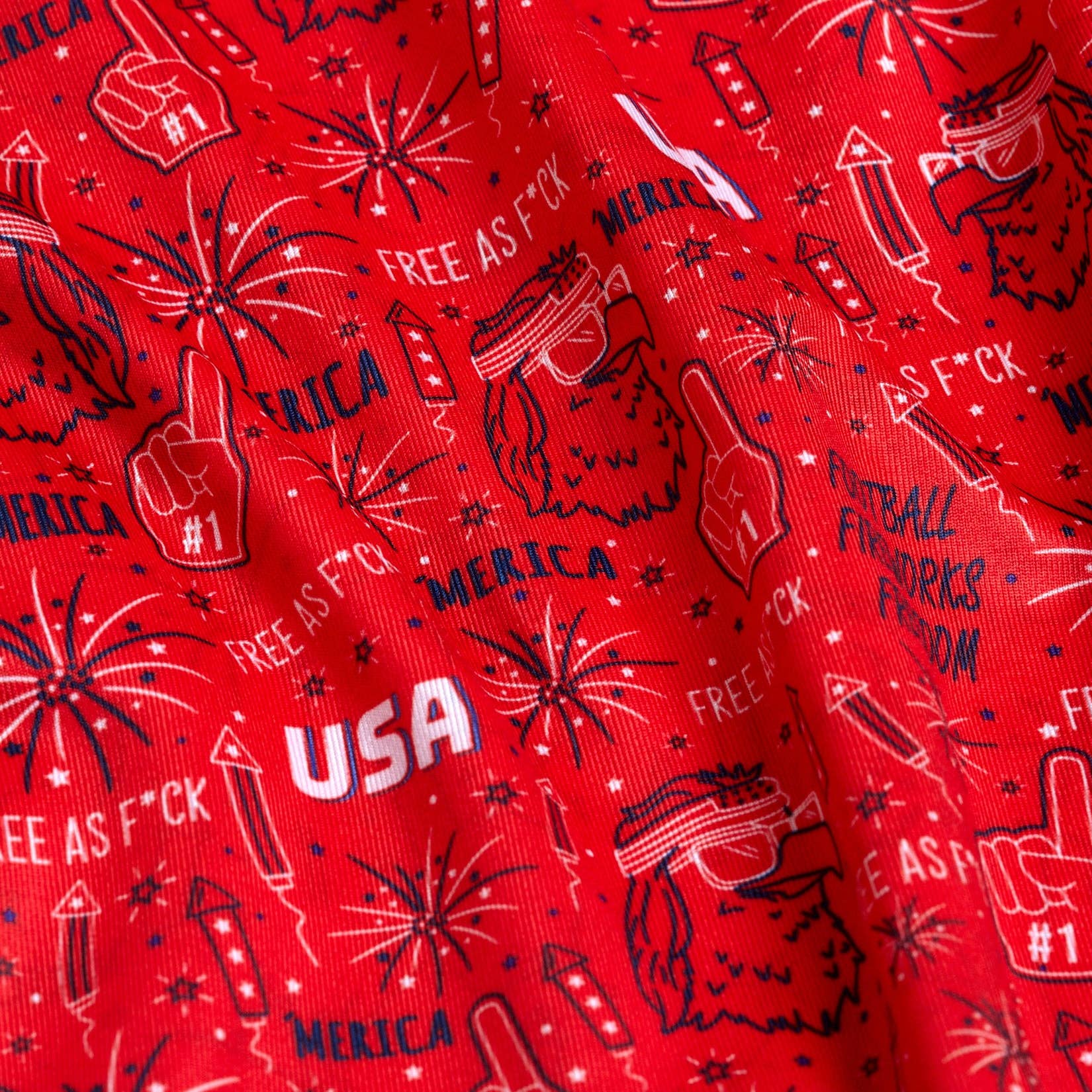 'Merica - Red - Polo-Dear Me Southern Boutique, located in DeRidder, Louisiana