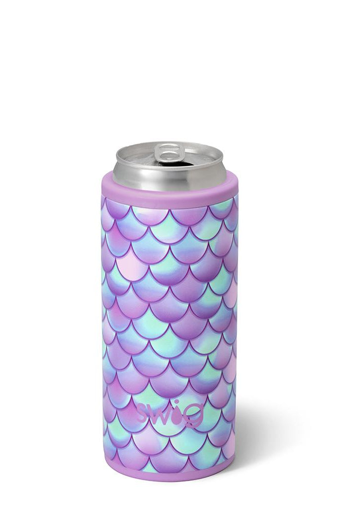 Mermaid Print Skinny Can Cooler-Drink Coolies-Dear Me Southern Boutique, located in DeRidder, Louisiana
