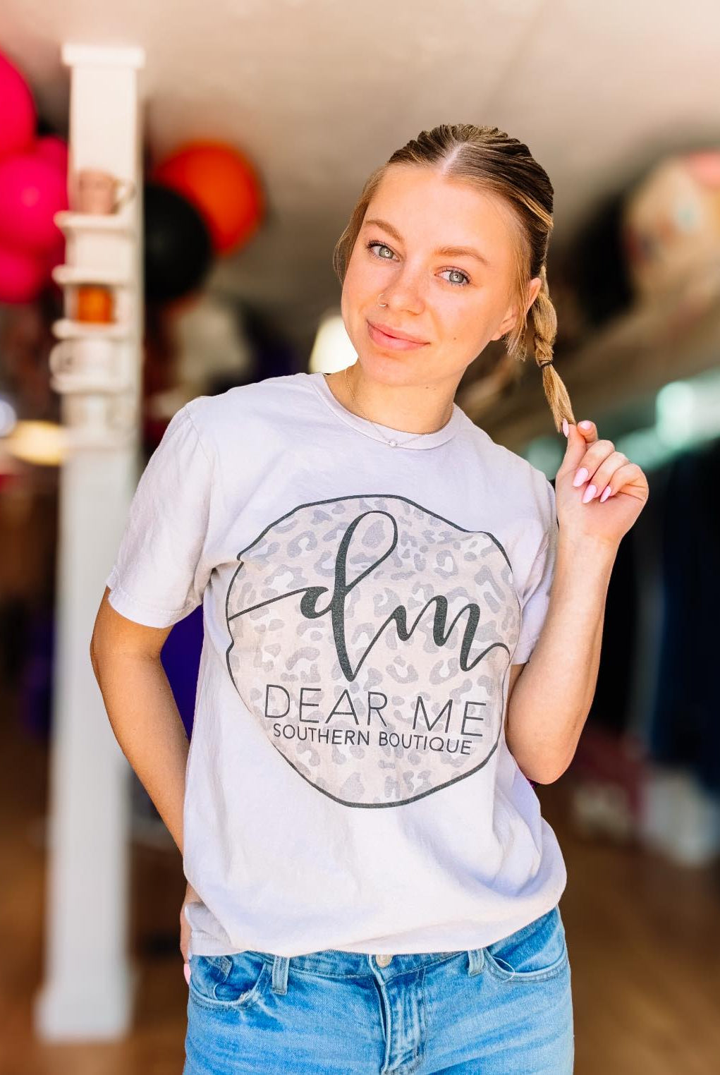 Mini DMSB Merch Tee-Graphic Tops-Dear Me Southern Boutique, located in DeRidder, Louisiana