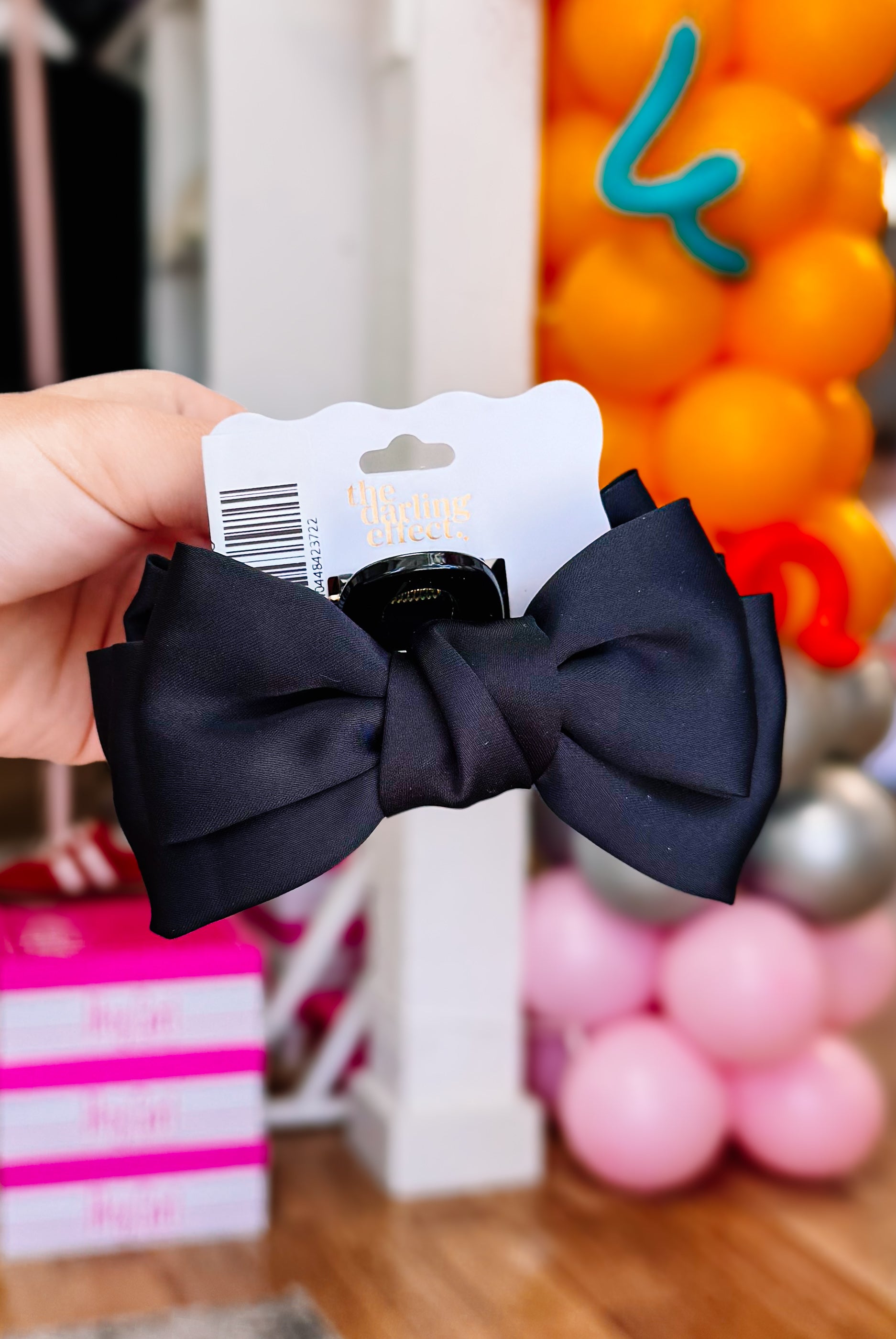 Mini Satin Bougie Bow Claw Clip-Hair Clips-Dear Me Southern Boutique, located in DeRidder, Louisiana
