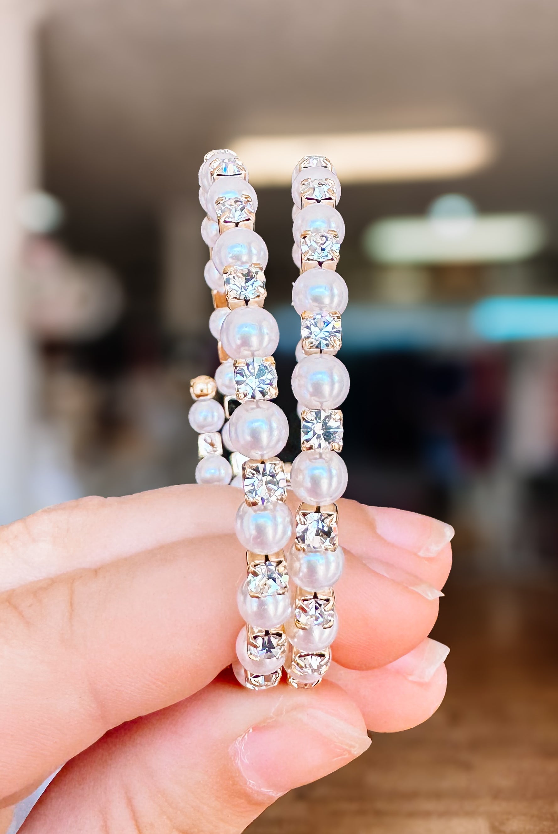 Minnie Pearl Bangle-Bracelets-Dear Me Southern Boutique, located in DeRidder, Louisiana