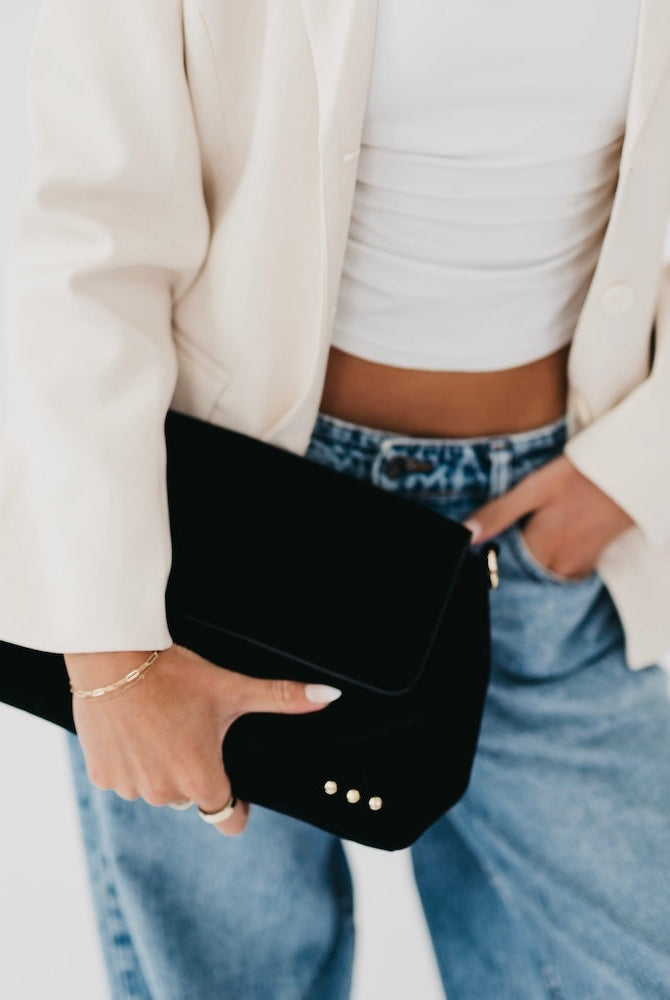 Miranda Suede Flap Crossbody-Presales-Dear Me Southern Boutique, located in DeRidder, Louisiana