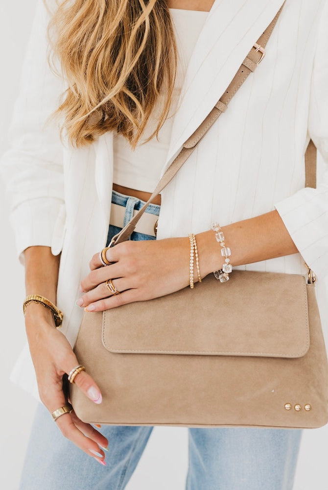 Miranda Suede Flap Crossbody-Presales-Dear Me Southern Boutique, located in DeRidder, Louisiana