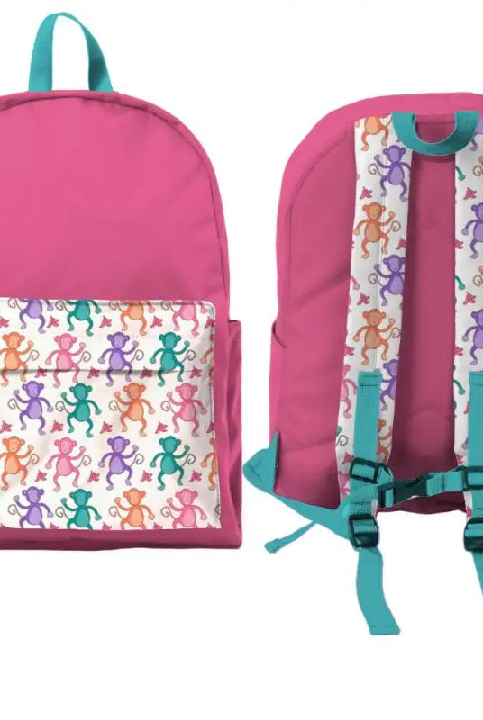 Monkey Mischief Backpack-Dear Me Southern Boutique, located in DeRidder, Louisiana