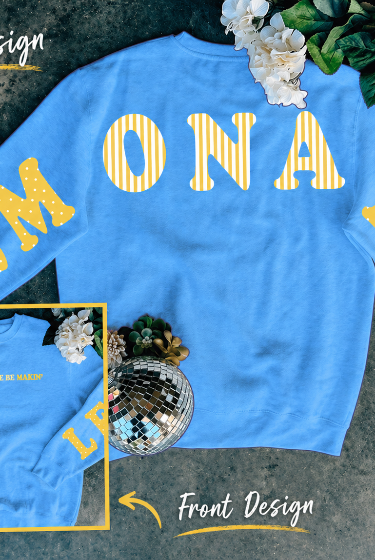 My Jesus He Be Makin Lemonade Crewneck-Sweatshirt-Dear Me Southern Boutique, located in DeRidder, Louisiana