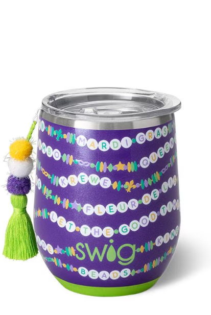 My Mardi Era Swig Stemless Wine Cup-Wine + Cocktails-Dear Me Southern Boutique, located in DeRidder, Louisiana