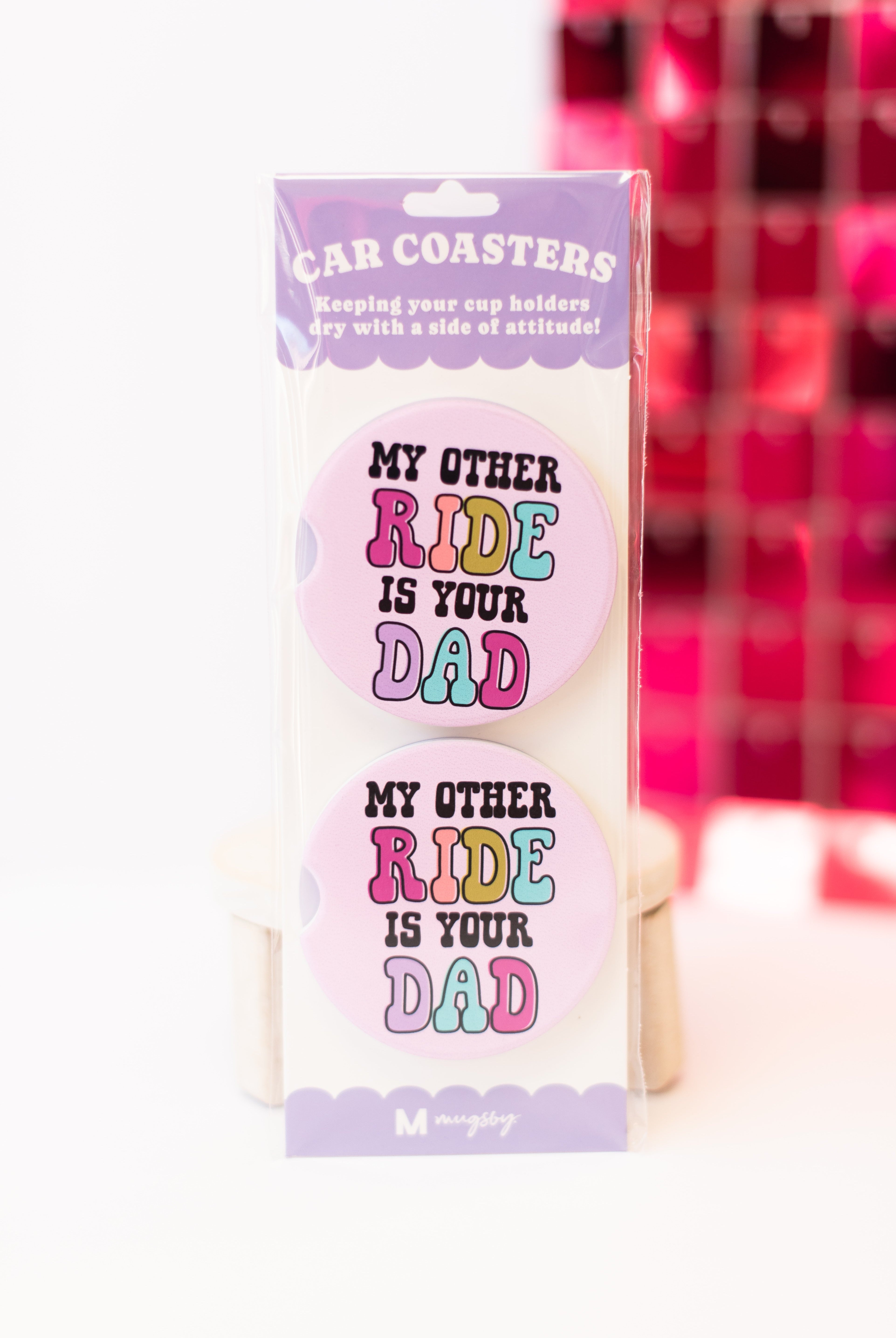 My Other Ride Car Coasters Set-Coasters-Dear Me Southern Boutique, located in DeRidder, Louisiana