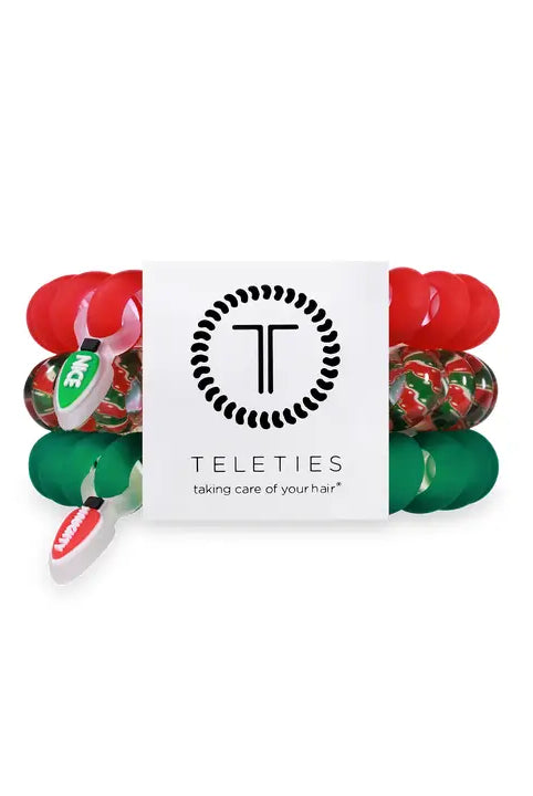 Naughty or Nice- Large Teleties-Mixed Hair Ties-Dear Me Southern Boutique, located in DeRidder, Louisiana