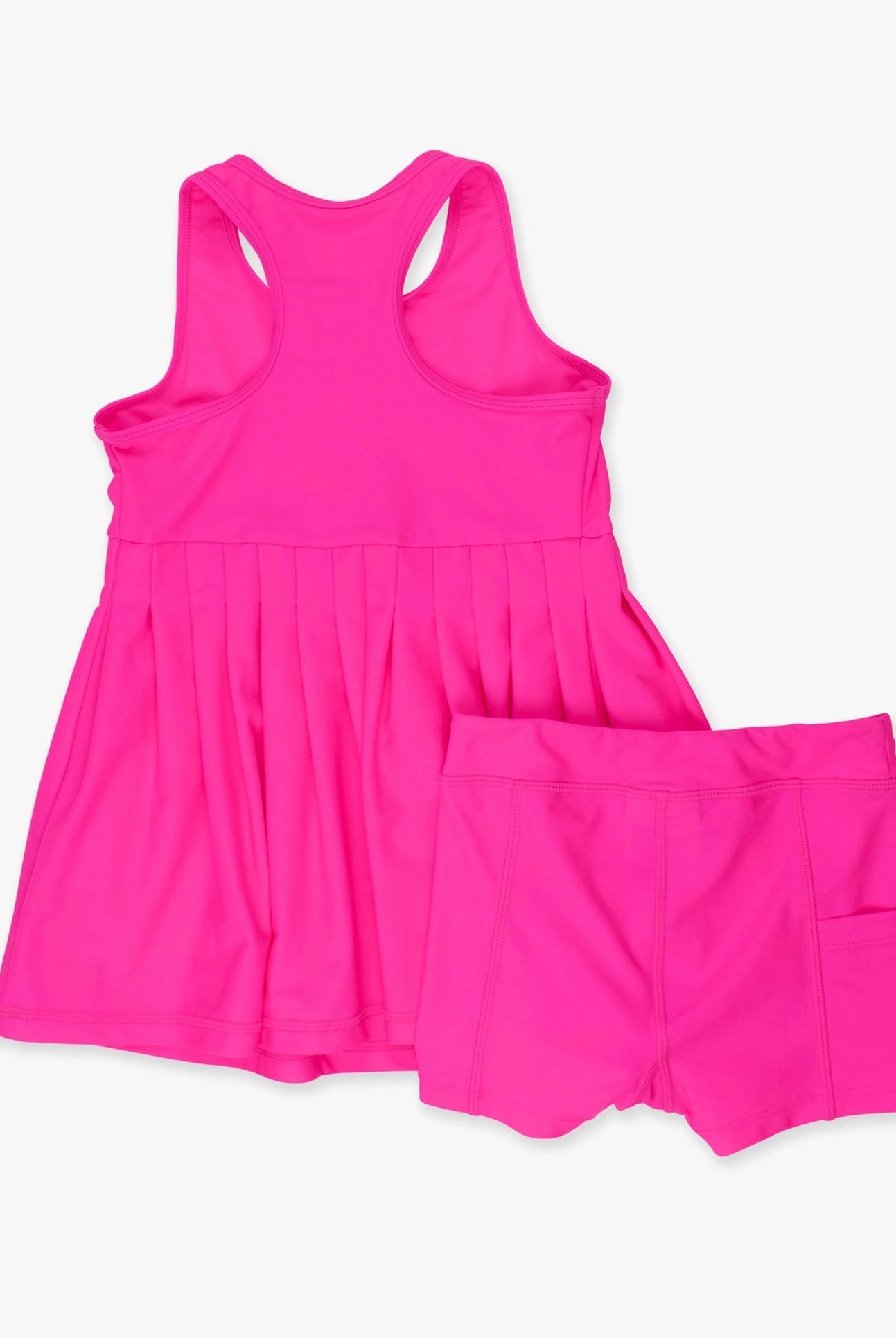 Neon Magenta Active Dress & Biker Shorts-JAG dresses-Dear Me Southern Boutique, located in DeRidder, Louisiana