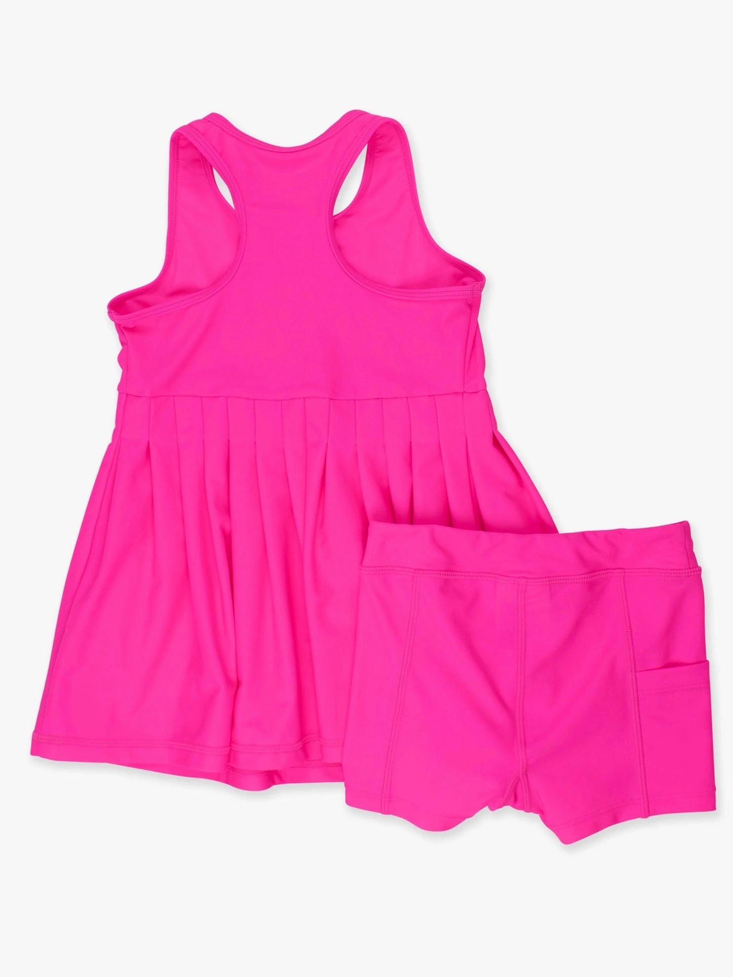 Neon Magenta Active Dress & Biker Shorts-JAG dresses-Dear Me Southern Boutique, located in DeRidder, Louisiana