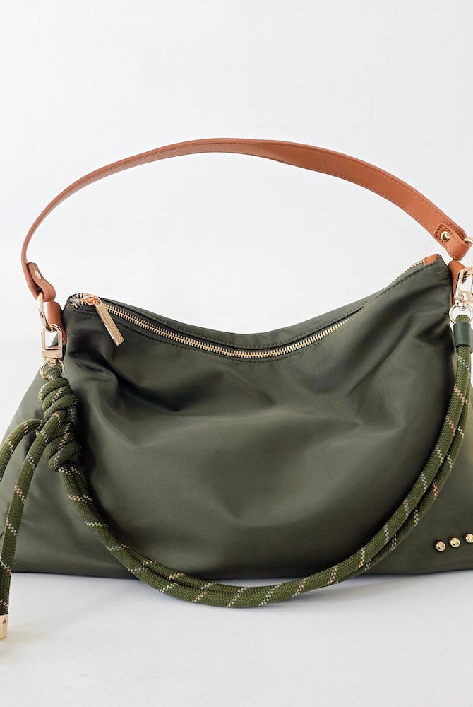 Nikki Nylon Slouchy Shoulder Bag-Presales-Dear Me Southern Boutique, located in DeRidder, Louisiana