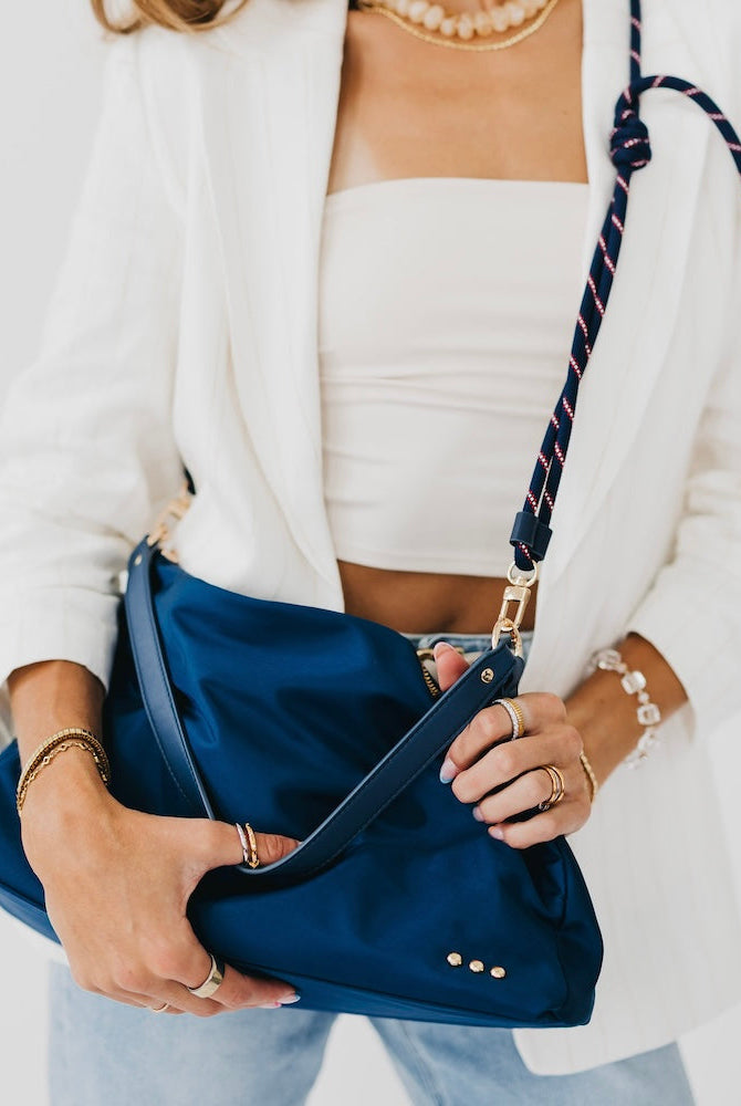 Nikki Nylon Slouchy Shoulder Bag-Presales-Dear Me Southern Boutique, located in DeRidder, Louisiana