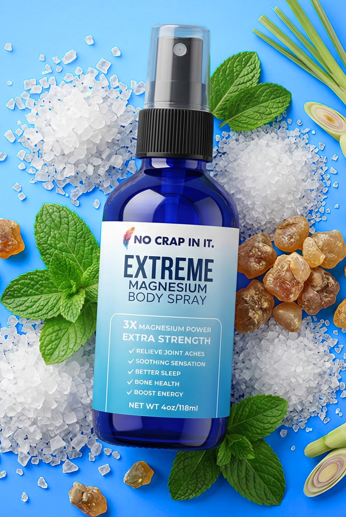 No Crap In It-Magnesium Products- 7 Product Variants-Self-Care-Dear Me Southern Boutique, located in DeRidder, Louisiana