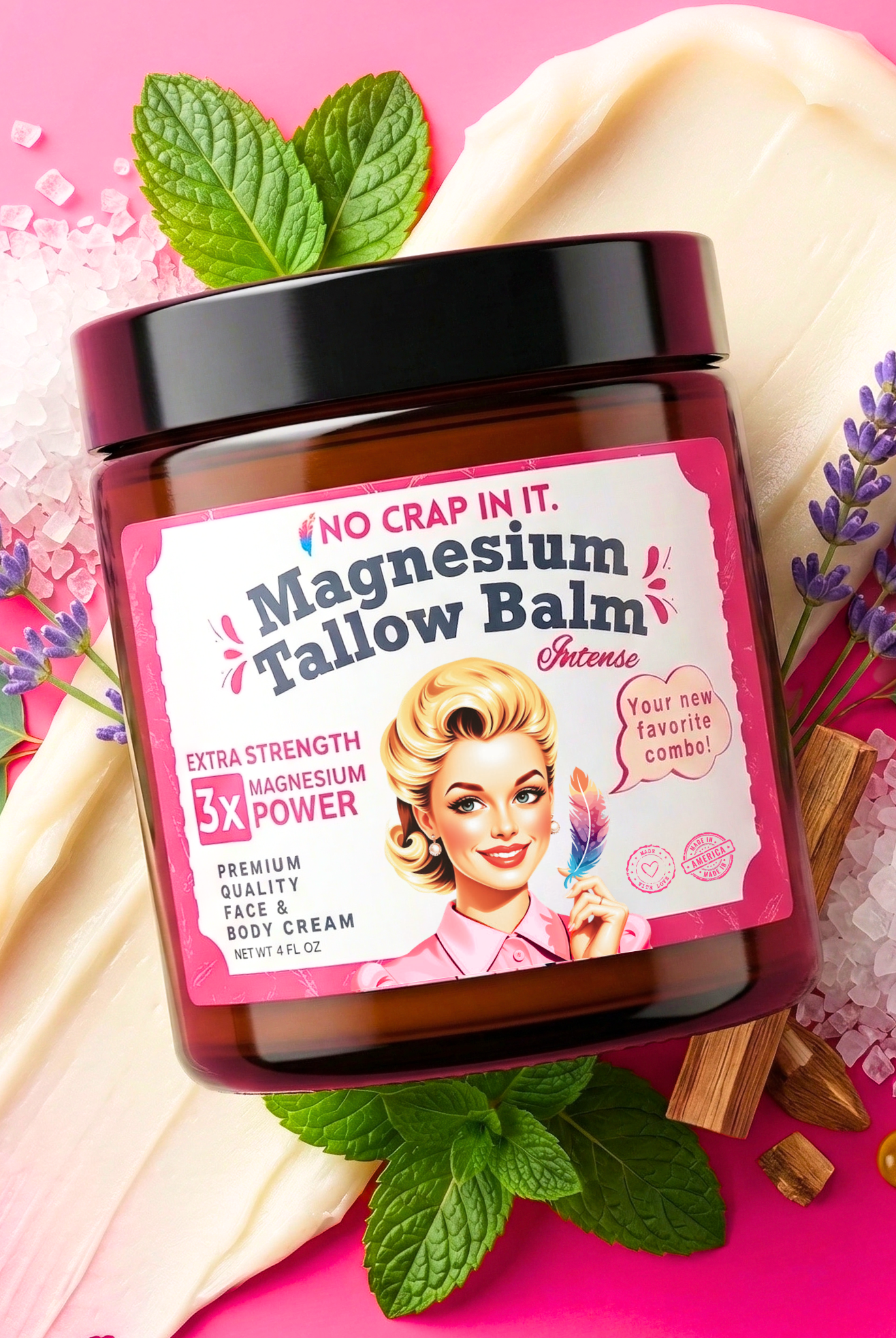 No Crap In It-Magnesium Products- 7 Product Variants-Self-Care-Dear Me Southern Boutique, located in DeRidder, Louisiana