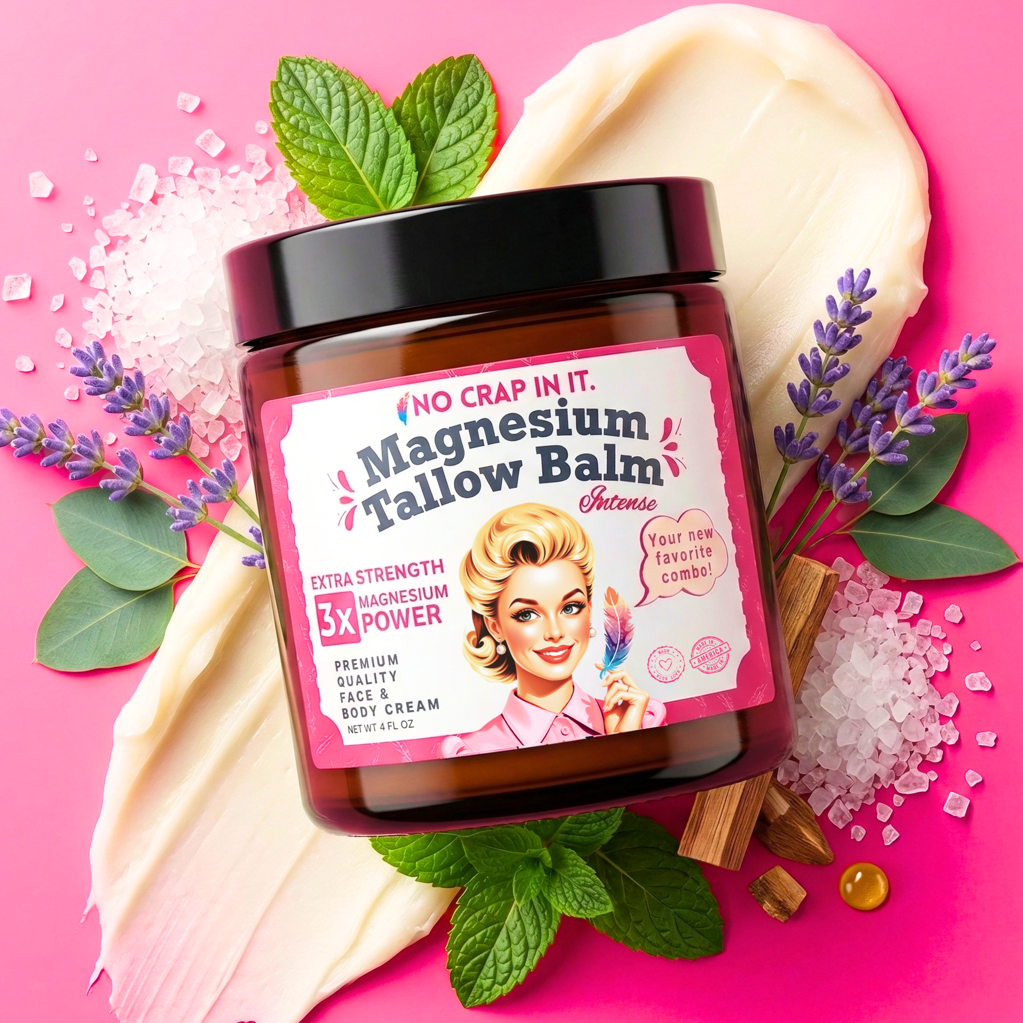 No Crap In It-Magnesium Products- 7 Product Variants-Self-Care-Dear Me Southern Boutique, located in DeRidder, Louisiana